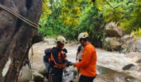 Bocah Terseret Sungai Tuweley